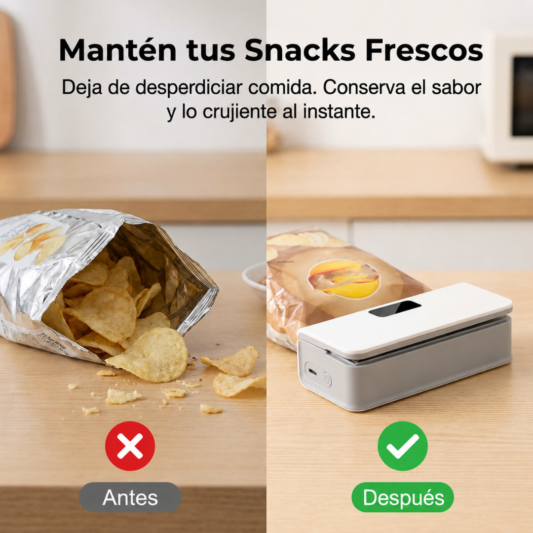 Mini Sellador de Bolsas Portátil